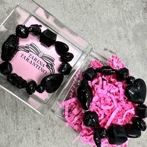 Tarina Tarantino Black Beaded Bracelet